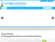 Tablet Screenshot of bavaria-cleaning.de